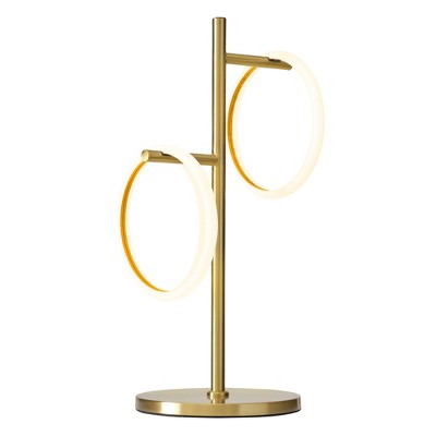 21" Gold LED Touch Table Lamp with 3-Way Switch