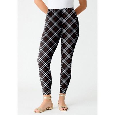 Roaman's Plus Size Ankle Length Essential Stretch Legging