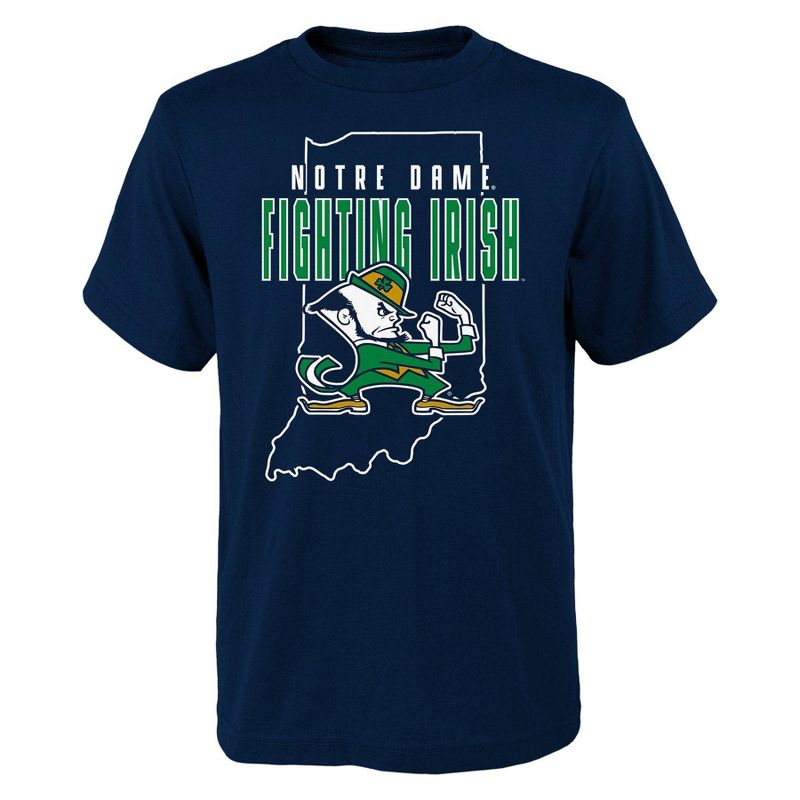 NCAA Notre Dame Fighting Irish Boys&#39; Core T-Shirt, 1 of 2