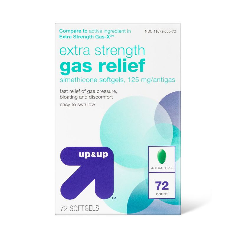 Gas Extra Strength Softgel - 72ct - up &#38; up&#8482;, 1 of 4