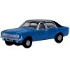 Ford Cortina MKIII RHD (Right Hand Drive) Electric Monza Blue with Black Top 1/148 (N) Scale Diecast Model Car by Oxford Diecast - 2 of 4