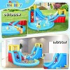 HOMDOX 185" × 175" × 90" Mega Inflatable Water Slide Park Heavy-Duty for Kids Backyard 2 Pools + 2 Slides + Climbing Wall + Water Cannon + Air Blower - 4 of 4
