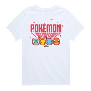 Boys' - Pokémon - Retro Pokémon Short Sleeve Graphic T-Shirt - 1 of 4