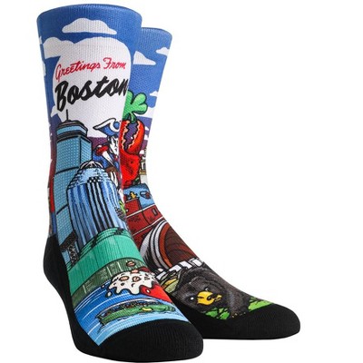 Rock Em Elite City - Boston Landmark Crew Socks