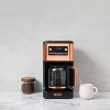 HADEN Generous Brew 14c Digital Drip Coffee Maker Black and Copper: 70 oz Capacity, BPA-Free, Permanent Filter - image 2 of 4