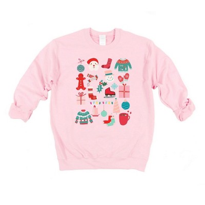 Simply Sage Market Women's Graphic Sweatshirt Boho Christmas Chart