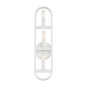Designers Fountain Carousel 3 - Light Wall Light in  Matte White - 1 of 1