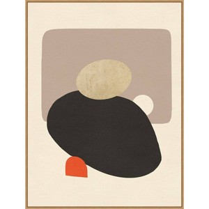 32" x 42" Megalith I by Jacob Green Framed Canvas Wall Art Print - Amanti Art: Modern Abstract Lithograph, Polystyrene Frame - 1 of 4