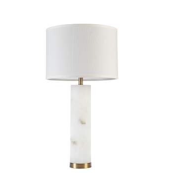 30" Prague Table Lamp (Includes CFL Light Bulb) White
