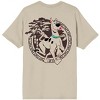 Scooby Doo Bonsai Tree Front & Back Art Adult Pelican Crew Neck Short Sleeve T-shirt - 3 of 4