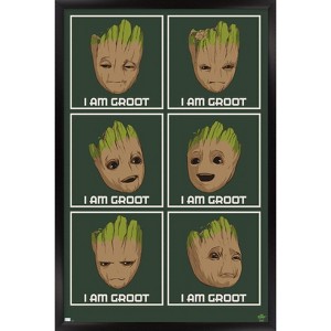 Trends International Marvel I Am Groot: Season 2 - I Am Groot Framed Wall Poster Prints - 1 of 4