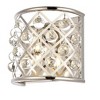 Elegant Lighting Madison Collection Wall Sconce D:11.5in H:10.5in E:6.5in Lt:1 Polished Nickel Finish (Royal Cut Crystals) - 3 of 4
