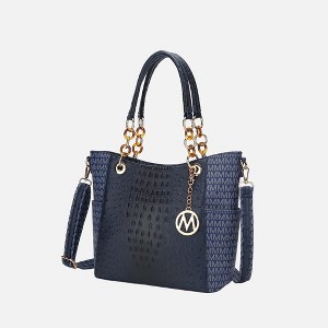 MKF Collection Miriam Handbag Signature Women Vegan Leather Tote by Mia K - 1 of 4