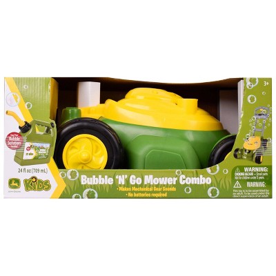 John Deere Bubble N Go Mower with Refill Gas Can - 24oz