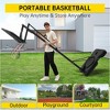 Basketball Hoop, Outdoor 4.43-10ft Adjustable Portable Goal - Enlarged Base for Family, Backyard/Driveway - 4 of 4