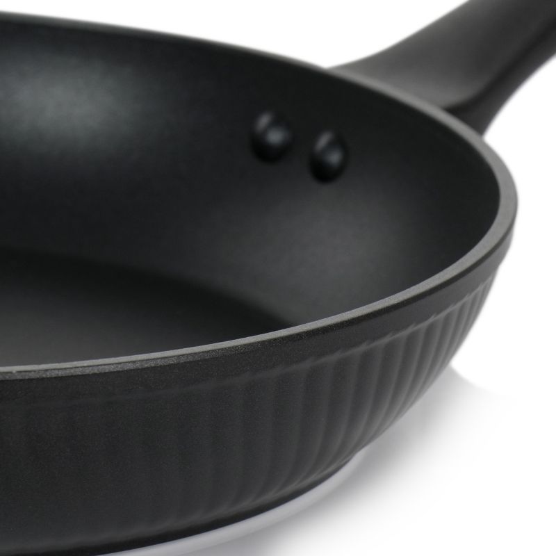 Oster Kono 11 Inch Aluminum Nonstick Frying Pan in Black, 4 of 10