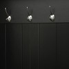 CAVINAS Hall Tree with 3 Hooks Modern Coat Rack with Flip-Up Bench and Storage Shelves for Entryway - 3 of 4