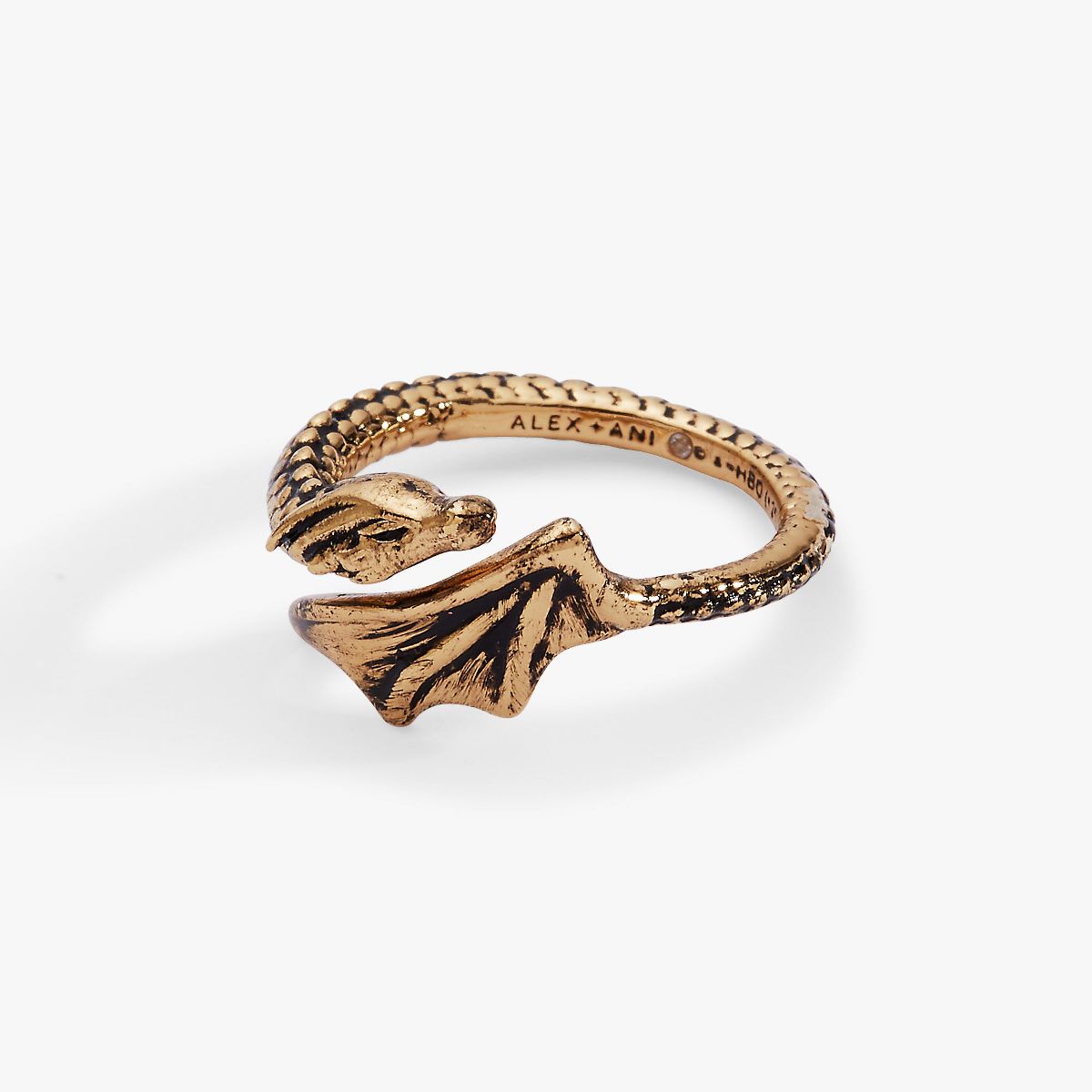 Alex and Ani House of the Dragon™ Syrax Bypass Ring - thumbnail 6