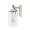 Hunter Fans 13" Hartland Wall Light Brushed Nickel Finish - 2 Bulb Dimmable Vanity Fixture for Rustic Modern Spaces - 4 of 4
