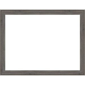 Amanti Art Regis Barnwood Gray Narrow Framed Magnetic Dry Erase Board - 1 of 4