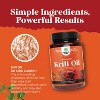 Krill Oil Softgels, Nature's Craft, 120ct - 4 of 4