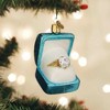 Old World Christmas 2.5 Inch Something Blue Ring Box Ornament Wedding Engagement Ring Marriage Tree Ornaments - 3 of 3