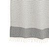 Olive & Linen Zipper Shower Curtain - 3 of 4
