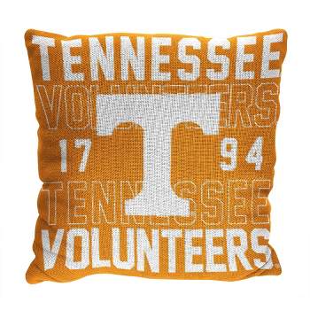 NCAA Tennessee Volunteers Stacked Woven Pillow