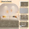 Vintage Rug for Living Room 8x10 Large Oriental Accent Carpet, Non-Shedding Traditional Floor Cover - 4 of 4