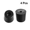 Unique Bargains Rubber Durable Anti-Slip Furniture Feet Bumpers Pads 4 Pcs - 4 of 4