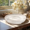 Decorative Shell Inspired Bowl for Coffee Table Decor - Stylish Home Decor Accents for Kitchen Counter and Centerpiece Table Decoration - 17", White - 4 of 4