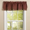 Park Designs Sturbridge Red Point Valance 15''L - image 2 of 4