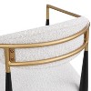 NicBex 30" Counter Height Bar Stools Set of 2,Stool Chair with Iron Legs,Barstools with Backrest,Counter Stools for Kitchen Island,Cafe - 3 of 4