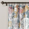 2pk 52"x84" Sheer Sydney Curtain Panels Blue/Yellow - Lush Décor - 2 of 4