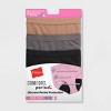 Hanes Women's 3pk Comfort Period Briefs, Moderate Leaks - Neutrals - 2 of 4