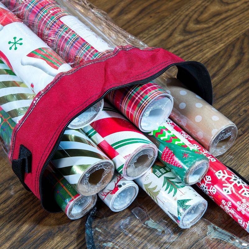 TreeKeeper Santa&#39;s Wrapping Paper Storage Tube, 5 of 11
