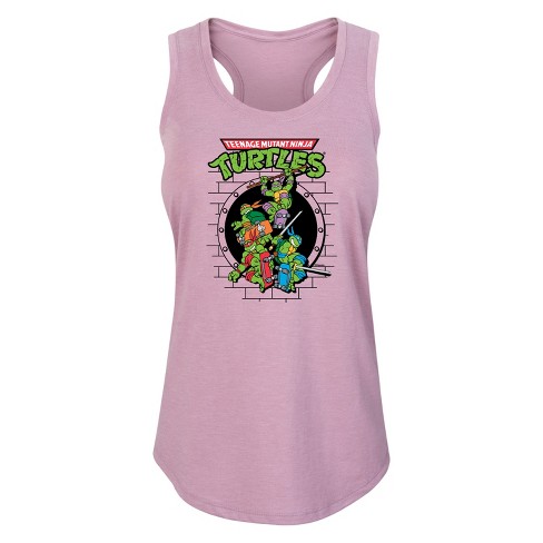 Women's - Teenage Mutant Ninja Turtles - Sewer Skateboard Graphic Racerback Tank - image 1 of 4