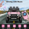 12V Kids Ride-On Truck with Parent Remote Control, Battery-Powered Electric Car for Toddlers, LED & Bluetooth Features, 3 Speeds - 4 of 4