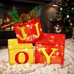 Presence Christmas Lighted Gift Boxes - 1 of 4