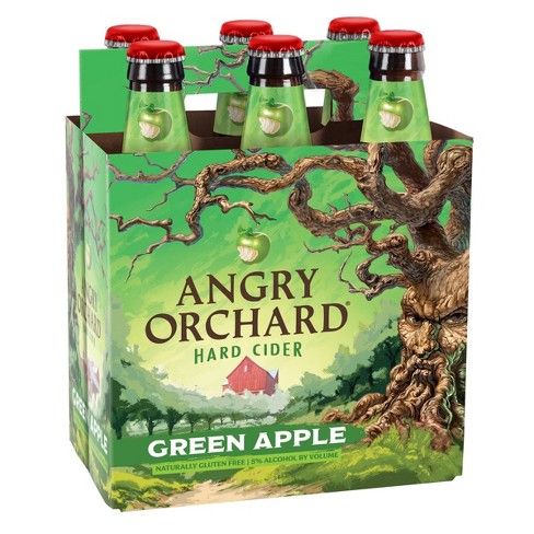 Angry Orchard Green Apple Hard Cider - 6pk/12 Fl Oz Bottles : Target