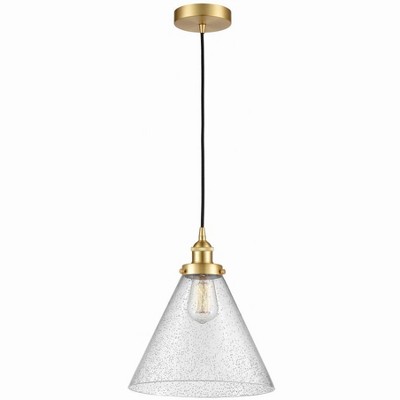 Cone - 1 Light Mini Pendant In Industrial Style-14.75 Inches Tall and 12 Inches Wide