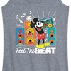 Women's - Disney - Mickey Feel The Beat Graphic Racerback Tank - 2 of 4