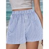 Shorts for Women Summer Casual Lounge Beach Bottoms Pajama Plaid Boxer Shorts - 3 of 4