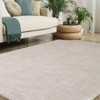 Living Room Rug Washable Area Rugs for Living Room  Modern Solid Textured Bedroom Rug No-Shedding, Stain Resistant, Foldable Contemporary Indoor Rugs - 3 of 4
