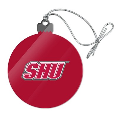 Sacred Heart University Primary Logo Acrylic Christmas Tree Holiday Ornament