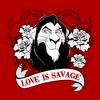 Men's Lion King Scar Valentine's Day Love is Savage T-Shirt - 2 of 4