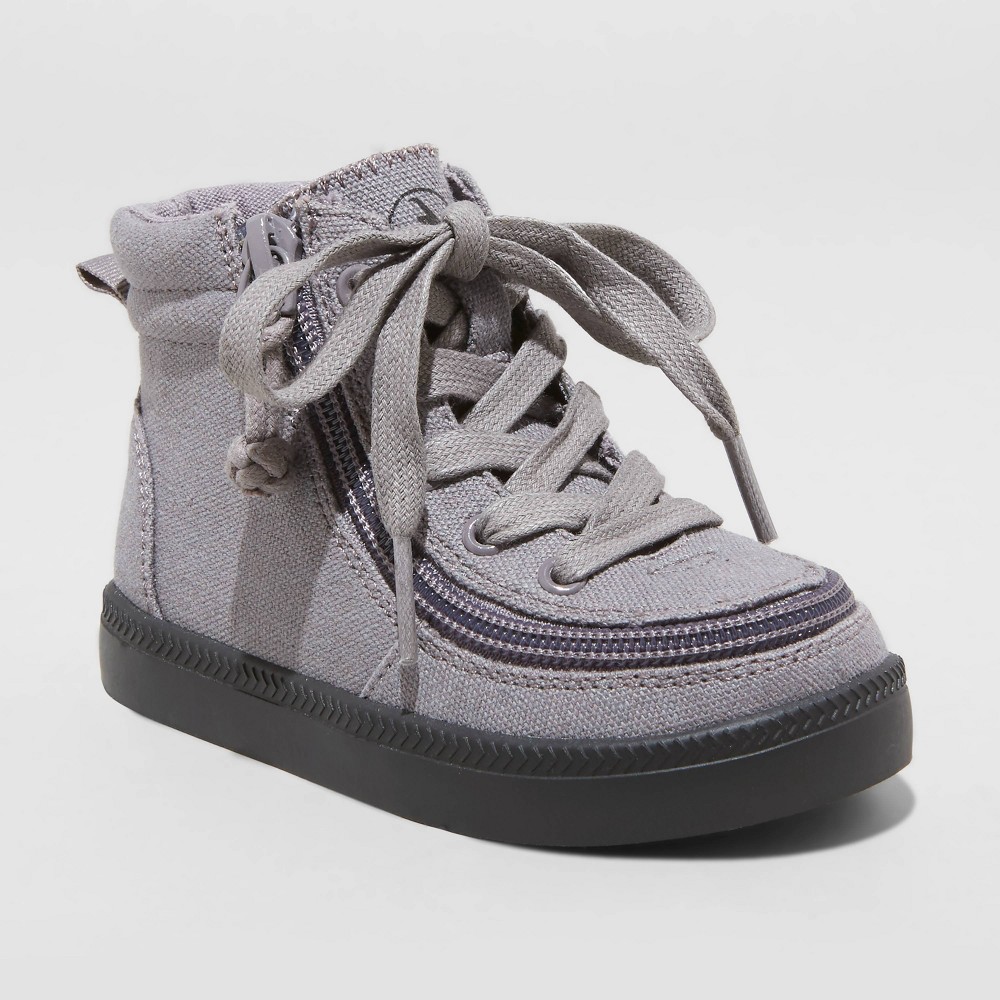 BILLY Footwear Toddler Boys' Harmon Essential High Top Sneakers - Gray 6T