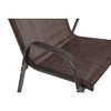 XINGHANZHENXUAN 4-Piece Patio Accent Chairs, Fabric Camping Chairs with High Backrest & Armrests for Garden, Pool, Beach - 3 of 4