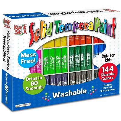 The Pencil Grip Kwick Stix Solid Tempera Pain Sticks 144/PK Ast 644