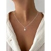 Classic Adjustable Gold Plated Pearl Necklace: Dainty Choker Jewelry Gift for Women - 4 of 4